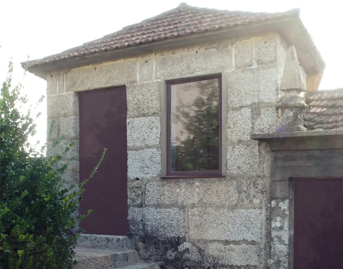 Lar de Idosos - Entrada da casa antiga restaurada