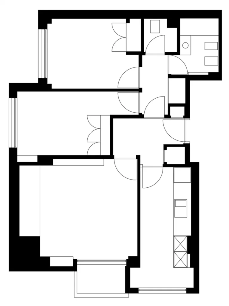 Recuperação de apartamento - planta