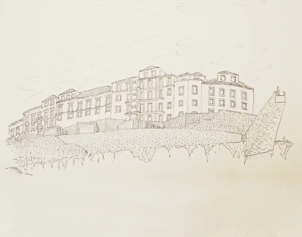 Hotel no Porto - desenho do arquitecto