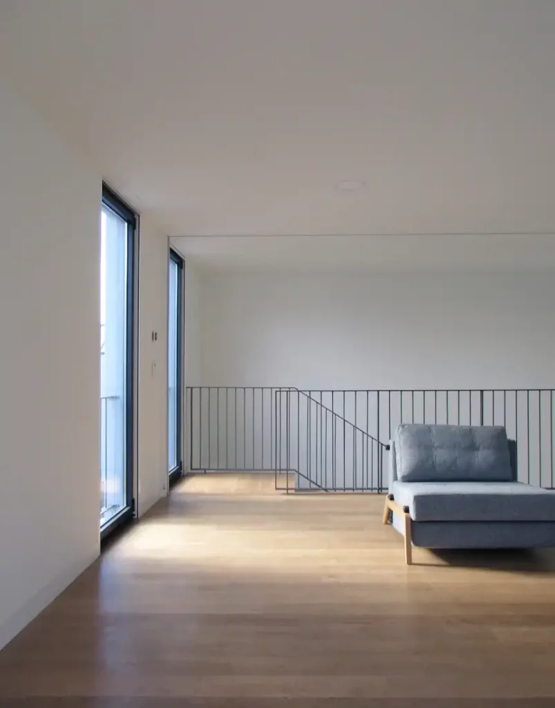 Casa minimalista - iluminação natural